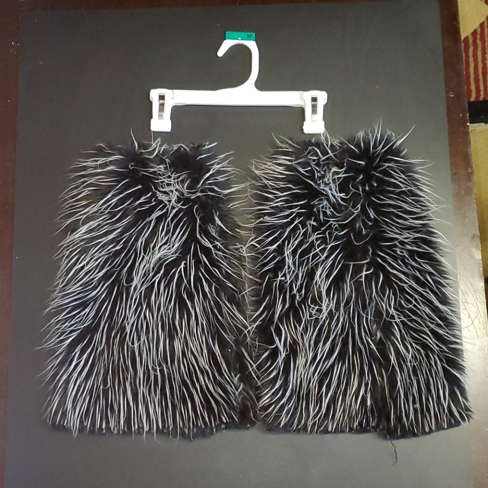 Furry leg covers